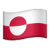 🇬🇱 flag: Greenland display on Apple